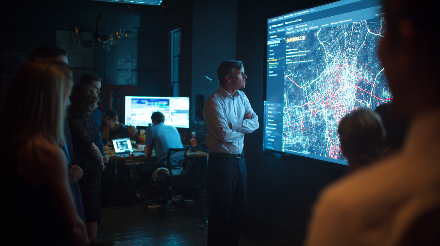 Campaign data director analyzing real‑time field metrics and maps in a field ops dashboard