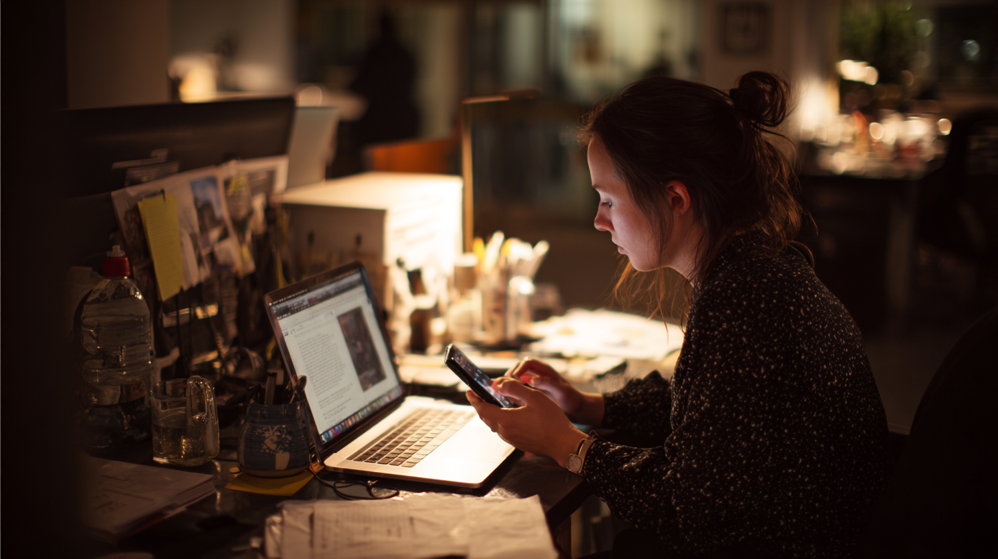 Campaign staffer coordinating volunteers via political campaign text messaging platform.